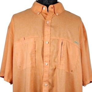 Tallwoods Men's Vented Long Sleeve Button Down Fishing Shirt Sport Size 3XT